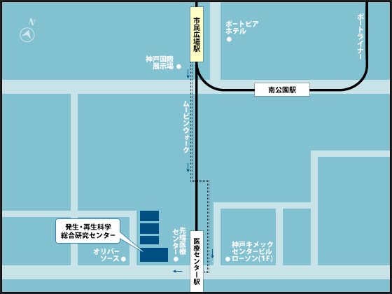 「市民広場駅」からCDB